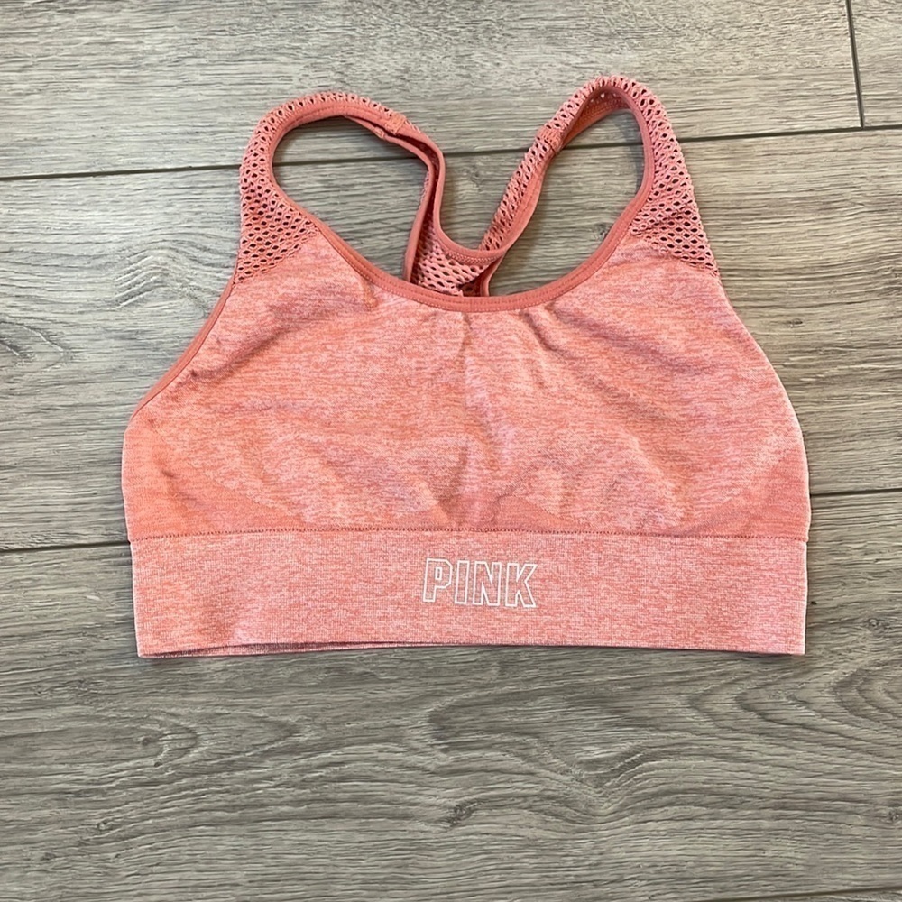 EC PINK Corral Seamless Lightly Lined Sports Bra - Size Small